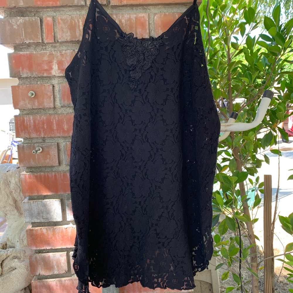 Black Lace Negligee